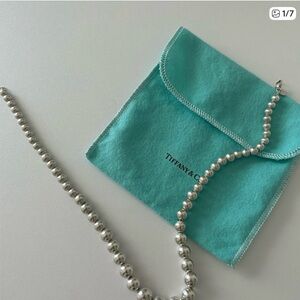 Tiffany & Co. Hardware Graduated Ball Beads Necklace